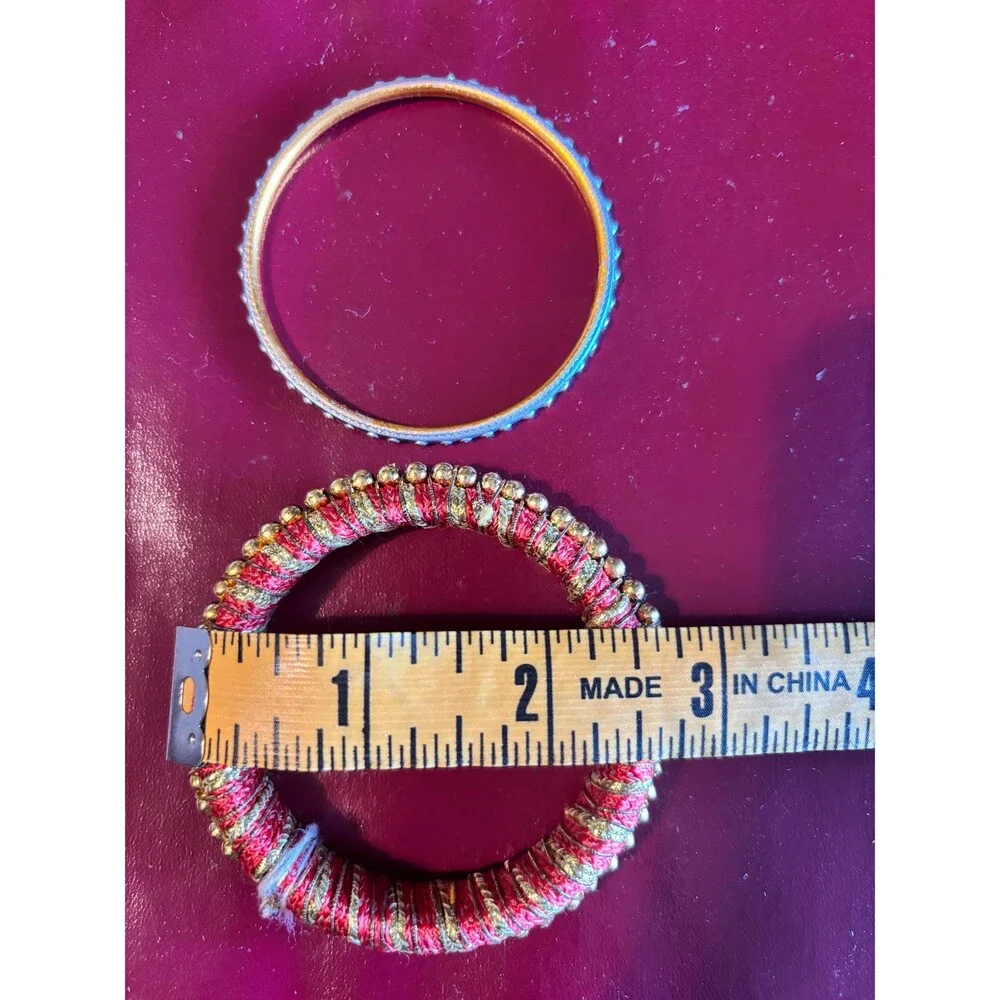 Vintage Indian Bangles in a Jewelry Case